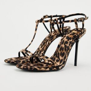 Zara cheetah print heels